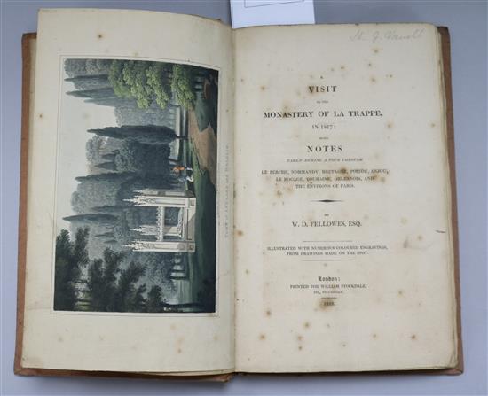 Fellowes, William, Dorset - A Visit to The Monastery of La Trappe, 1st edition,